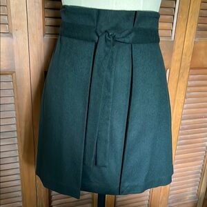 Milly of New York Green Bubble Knee-Length Skirt NWT